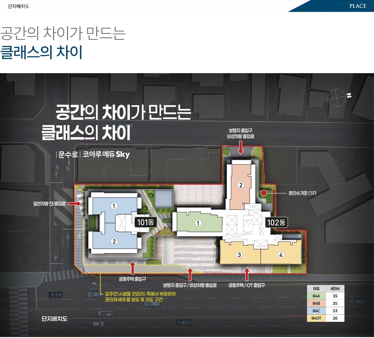 단지 배치도