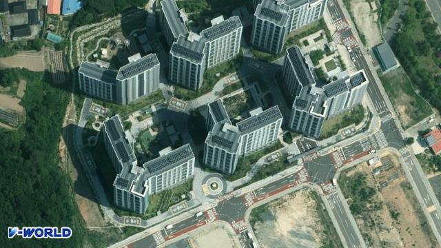 e편한세상서울산파크그란데 항공사진